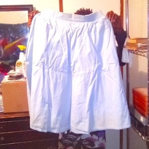 Skirt , size XL , light blue